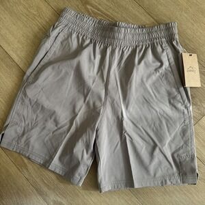 Unipro Trek Shorts Mens Qwick Dry Stretch Outdoor Activewear Beige Small